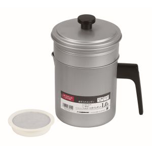 パール金属 パール金属 シンプル ウェア ふっ素加工 フィルター付オイルポット 1.0L HW-7015