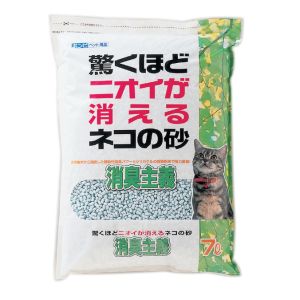 ボンビアルコン ボンビアルコン ネコの砂 消臭主義 7L 猫砂 紙砂 固まる 燃やせる