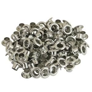 SK11 SK11 NO.11mT 100組 両面ハトメ玉 アルミ 5mm