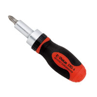 E-Value ERD-4 ソフトグリップラチェットドライバー E-Value