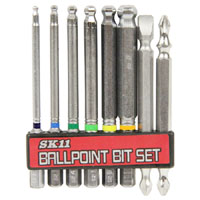 SK11 SK11 BS-21N 六角ボールポイントビットセット 8本組