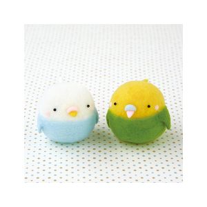 ハマナカ Hamanaka ハマナカ フェルト羊毛キット コロコロゆれる ぷにゅぷにゅマスコット インコ H441-445