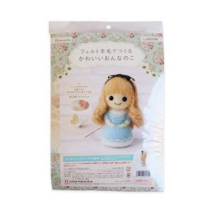 ハマナカ Hamanaka ハマナカ フェルト羊毛でつくるかわいいおんなのこ ブロンドヘアのおんなのこ マルチ H441-596