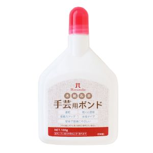 ハマナカ ハマナカ 木 紙 布 革 手芸用 クラフトボンド 100g 白 H464-105