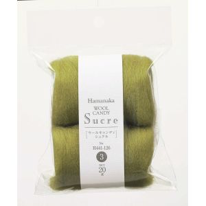 ハマナカ Hamanaka ハマナカ フェルト羊毛 ウールキャンディ シュクル ソリッド 3 H441-126-3