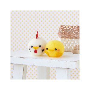 ハマナカ Hamanaka ハマナカ フェルト羊毛キット アクレーヌ マルからつくるキット ぴよこっこ Designed by 樹miki H441-414