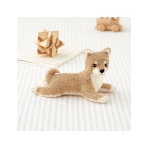 ハマナカ ハマナカ フェルト羊毛キット ふわふわ羊毛でつくる、フェルト犬 柴犬 ふせポーズ Designed by 須佐沙知子 H441-424