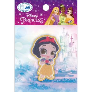 パイオニア パイオニア ディズニー プリンセス 白雪姫 ワッペン 横35mm×縦54mm シール アイロン 両用 接着 MY6004-MY514