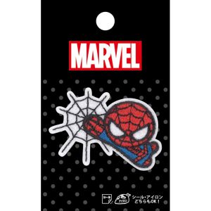 パイオニア パイオニア ワッペン MARVEL マーベル スパイダーマン 横49mm×縦36mm シール アイロン 両用 接着 ML450-ML25