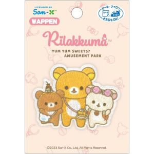 パイオニア パイオニア リラックマ ワッペン 幅 約6.3cm×高さ 約4.7cm シールアイロン両用タイプ RK550-RK56