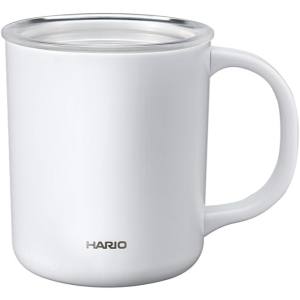 ハリオ HARIO ハリオ セラミックコーティング 真空二重保温マグ 350ml CMG-350-W