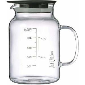ハリオ HARIO ハリオ ビネガーズ フルーツポット 500ml ブラック VFP-500-B