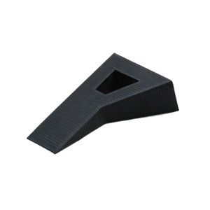 光 光 DS105-63 ドア ストッパー 黒 クサビ型