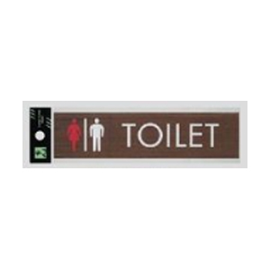 光 光 WMS1848-5 プレート 女 男マーク TOILET 45x180x2