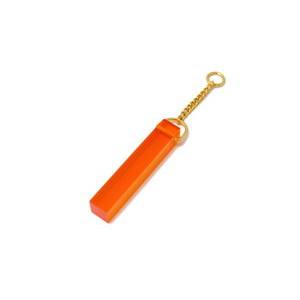 光 光 KY418-3 キーホルダー 金茶透明