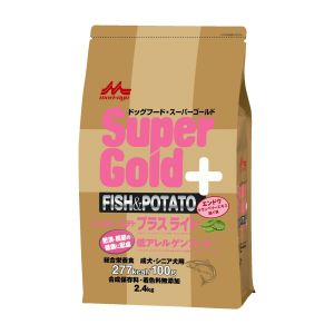 森乳サンワールド 森乳 スーパーゴールド フィッシュ&ポテト プラスライト 肥満 関節の健康に配慮 2.4kg