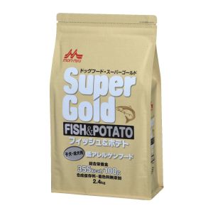 森乳サンワールド 森乳 スーパーゴールド フィッシュ ポテト 子犬 成犬用 2.4kg  犬 フード