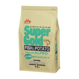森乳サンワールド 森乳 スーパーゴールド フィッシュ&ポテト シニアライト 2.4kg