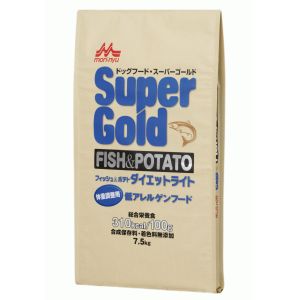森乳サンワールド 森乳 スーパーゴールド フィッシュ&ポテト ダイエットライト 7.5kg