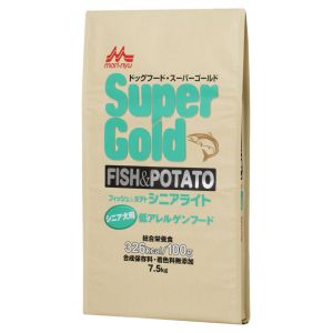 森乳サンワールド 森乳 スーパーゴールド フィッシュ&ポテト シニアライト 7.5kg