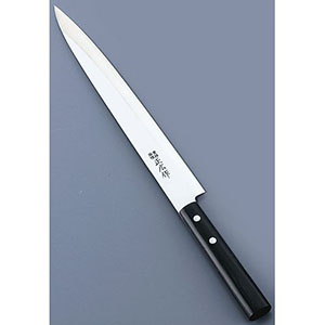 マサヒロ 正広作 ステンレス和庖丁 柳刃 片刃 20cm ＃1612 マサヒロ