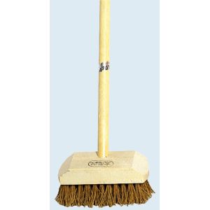 八ツ矢工業 八ツ矢工業 42018 太陽 木柄 シダデッキブラシ6寸