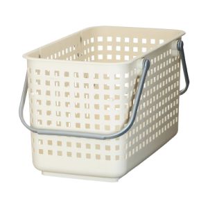 吉川国工業所 吉川国工業所 スカンジナビアスタイル スタッキングランドリーバスケットM ホワイト SCB-11