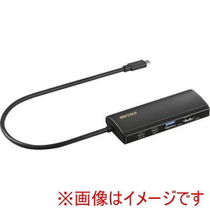 バッファロー BUFFALO バッファロー LUD-U3-CGHDBK Type-C接続 ドッキングステーション PD対応 HDMI出力 ブラック