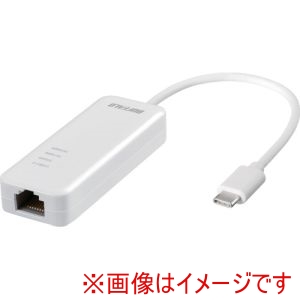 バッファロー BUFFALO バッファロー LUA5-U3-CGTE-WH Giga対応 Type-C USB3.2 Gen1 用LANアダプター ホワイト
