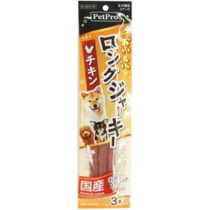 ペットプロジャパン PetPro ペットプロ おいしいロングジャーキー チキン 3本