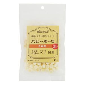 ペットプロジャパン PetPro ペットプロ HappyDays パピーボーロ 乳酸菌 45g