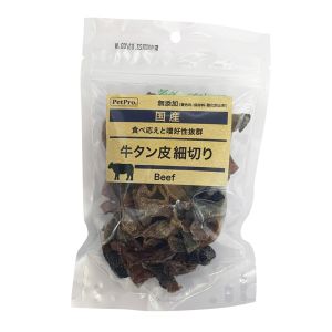 ペットプロジャパン PetPro ペットプ ペットプロ 国産おやつ 牛タン皮細切り 50g