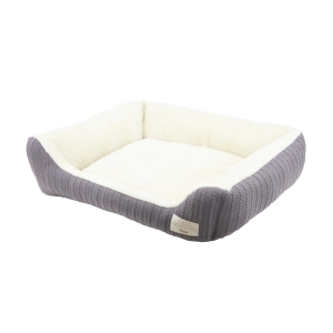 ペットプロジャパン PetPro ペットプロ Homey ニットリバーシブルスクエアベッド M グレー