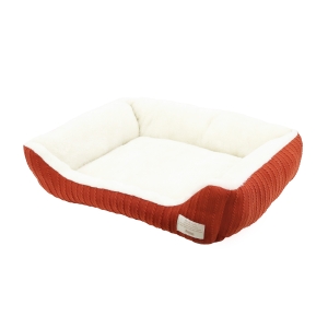 ペットプロジャパン PetPro ペットプロ Homey ニットリバーシブルスクエアベッド M オレンジ