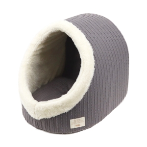 ペットプロジャパン PetPro ペットプロ Homey ニットドームベッド グレー