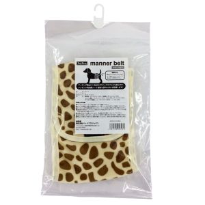 ペットプロジャパン PetPro ペットプロ マナーベルト Lサイズ キリン 適用胴回り41-47cm