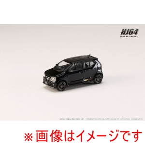 ホビージャパン ホビージャパン HJ641070CBK HJ64 1/64 スズキ アルト ワークス HA36S カーボンボンネット カスタムバージョン ブルーイッシュブラックパール 3