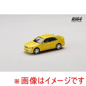 ホビージャパン ホビージャパン HJ643080Y HJ64 1/64 1/64 LEXUS IS 200 E10 1999 イエロー