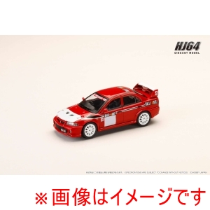ホビージャパン ホビージャパン HJ643033RB HJ64 1/64 三菱 LANCER RS EVOLUTION 6 CP9A 2000 RALLIART レッド