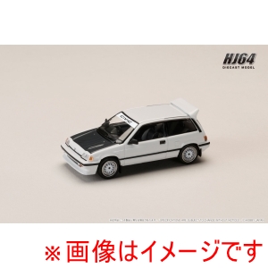 ホビージャパン ホビージャパン HJ645029W HJ64 1/64 ホンダ CIVIC AT LATE VERSION / JDM Street Racer ホワイト