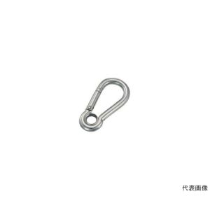 水本機械製作所 水本機械製作所 A-6 Sフック ステンレス スナップフックA型 リング付 線径6mm 長さ61mm