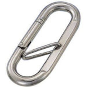 水本機械製作所 水本機械製作所 PK-6 リングキャッチ ステンレス プチカラビナ ハズレ止め付 線径6mm 長さ66mm