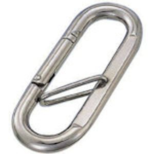 水本機械製作所 水本機械製作所 PK-10 リングキャッチ ステンレス プチカラビナ ハズレ止め付 線径10mm 長さ88mm