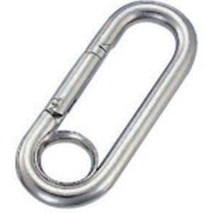 水本機械製作所 水本機械製作所 PL-5 リングキャッチ ステンレス プチカラビナ リング付 線径5mm 長さ56mm