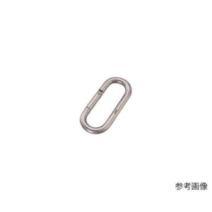 水本機械製作所 水本機械製作所 P-4 ステンレス プチカラビナ スタンダード型 線径4mm長さ38mm