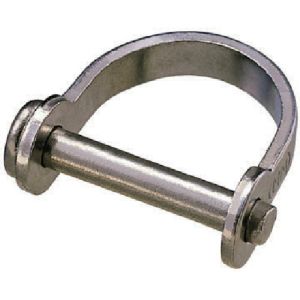 水本機械製作所 水本機械製作所 PSW-5 ステンレス リベット式シャックル 幅広タイプ 長さ22mm幅25mm