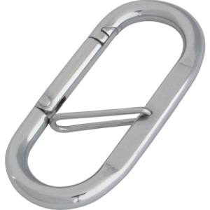 水本機械製作所 水本機械製作所 B-159 ステンレス プチカラビナ ハズレ止め付 線径10mm 長さ90mm