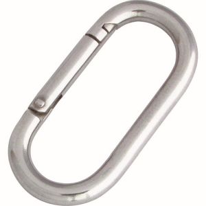 水本機械製作所 水本機械製作所 B-152 ステンレス プチカラビナ スタンダード型 線径5mm 長さ58mm