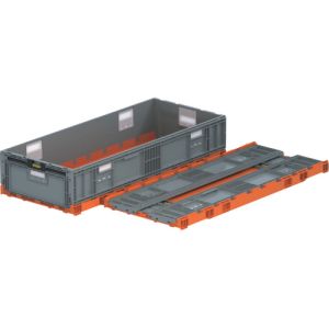 サンコー 三甲 サンコー 56075000ORBR 折りたたみコンテナーオリコン 560750 EP97B オレンジ/ライトグレー メーカー直送 代引不可 北海道沖縄離島不可