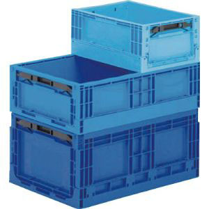 サンコー 三甲 サンコー 折りたたみコンテナー EP42B ブルー SKO-EP42B-BL